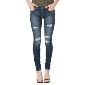 Joe's Jeans Skinny Jeans Icon Seneka Distressed Denim medium wash midrise 25
